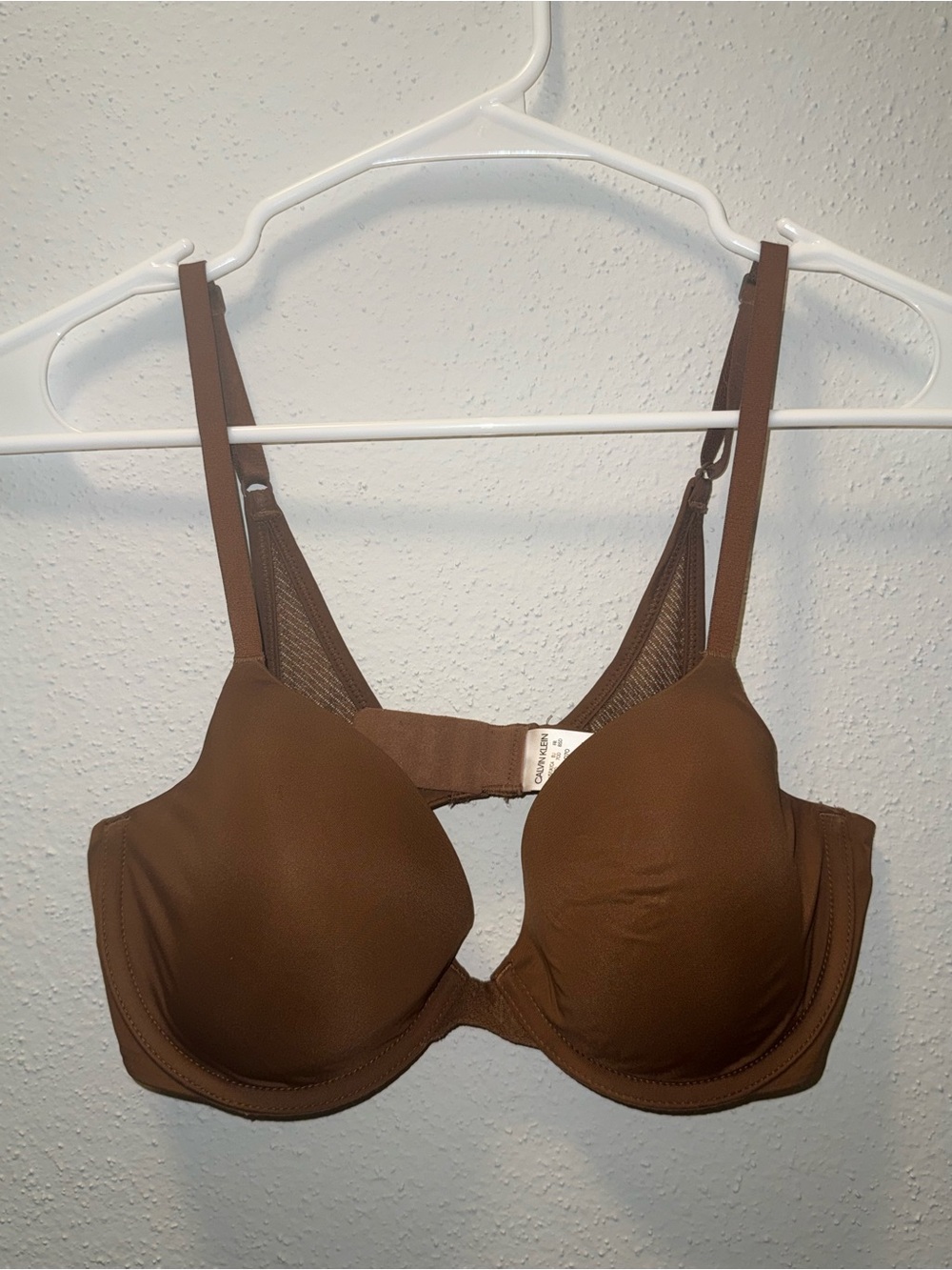 Calvin Klein Brown Underwire Molded Cup Bra